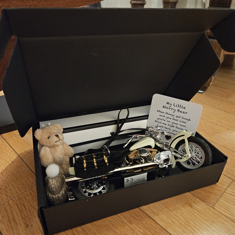 SOLD! ​The Ultimate "Cool Guy" Valentine’s Box! 🏍️✨